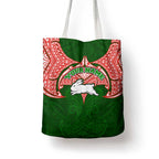 Personalized South Sydney Rabbitohs Tote Bag Polynesian Tribal Pattern Style