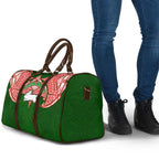 Personalized South Sydney Rabbitohs Travel Bag Polynesian Tribal Pattern Style