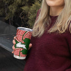 Personalized South Sydney Rabbitohs Tumbler Cup Polynesian Tribal Pattern Style