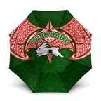 Personalized South Sydney Rabbitohs Umbrella Polynesian Tribal Pattern Style