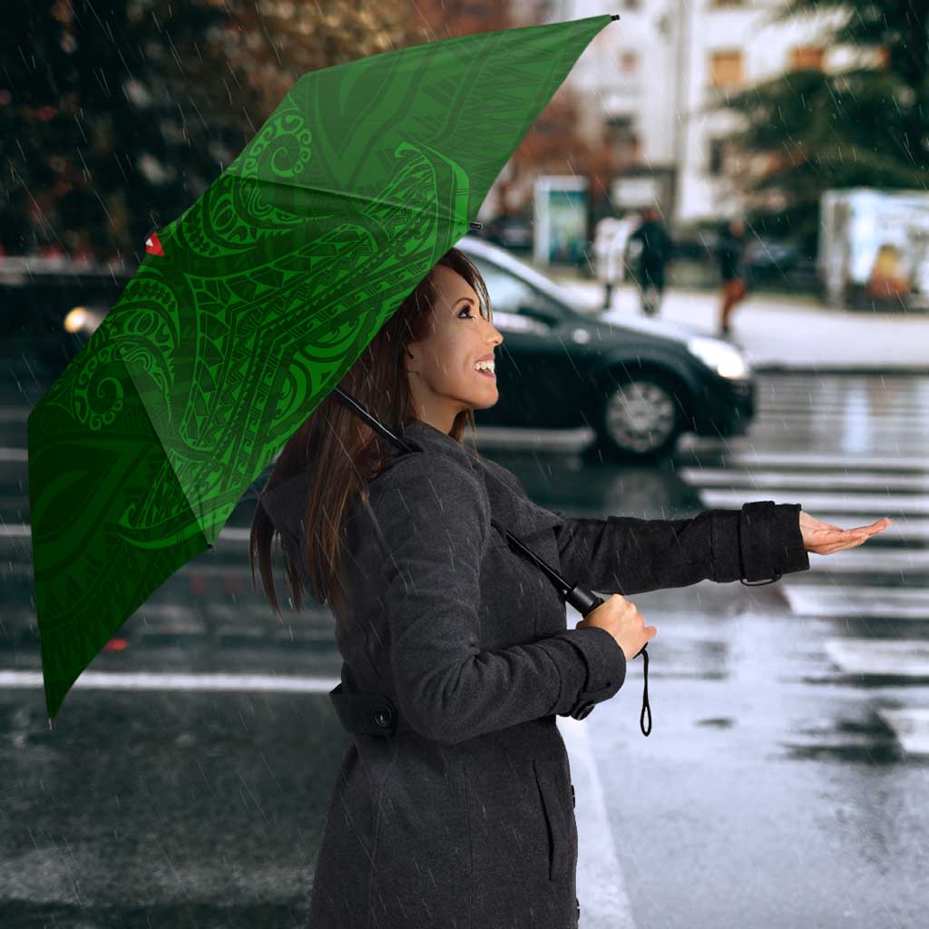 Personalized South Sydney Rabbitohs Umbrella Polynesian Tribal Pattern Style