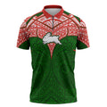 Personalized South Sydney Rabbitohs Zipper Polo Shirt Polynesian Tribal Pattern Style