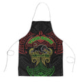 Personalized Penrith Panthers Apron Polynesian Tribal Pattern Style