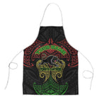 Personalized Penrith Panthers Apron Polynesian Tribal Pattern Style