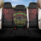 Personalized Penrith Panthers Back Car Seat Cover Polynesian Tribal Pattern Style