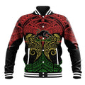Personalized Penrith Panthers Baseball Jacket Polynesian Tribal Pattern Style