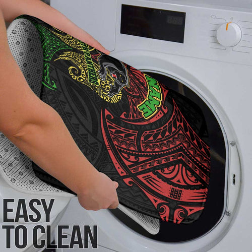 Personalized Penrith Panthers Bathroom Set Polynesian Tribal Pattern Style