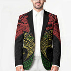 Personalized Penrith Panthers Blazer Polynesian Tribal Pattern Style