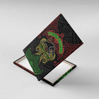 Personalized Penrith Panthers Canvas Wall Art Polynesian Tribal Pattern Style