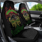 Personalized Penrith Panthers Car Seat Cover Polynesian Tribal Pattern Style