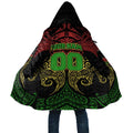Personalized Penrith Panthers Cloak Polynesian Tribal Pattern Style
