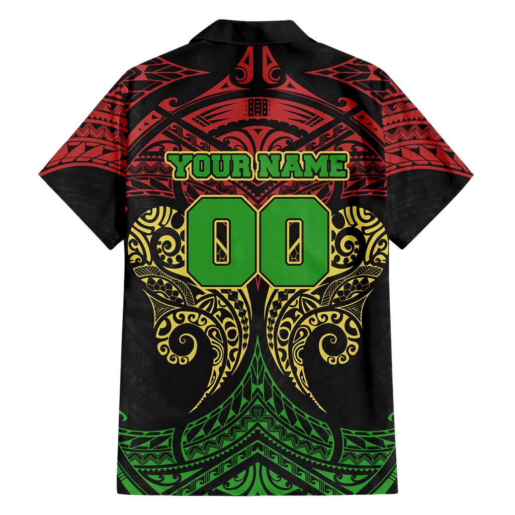 Personalized Penrith Panthers Family Matching Mermaid Dress and Hawaiian Shirt Polynesian Tribal Pattern Style