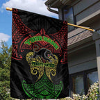Personalized Penrith Panthers Garden Flag Polynesian Tribal Pattern Style