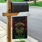 Personalized Penrith Panthers Garden Flag Polynesian Tribal Pattern Style