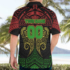 Personalized Penrith Panthers Hawaiian Shirt Polynesian Tribal Pattern Style