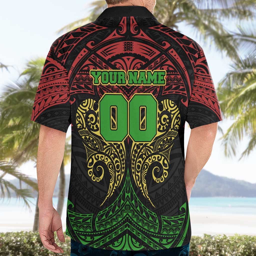 Personalized Penrith Panthers Hawaiian Shirt Polynesian Tribal Pattern Style