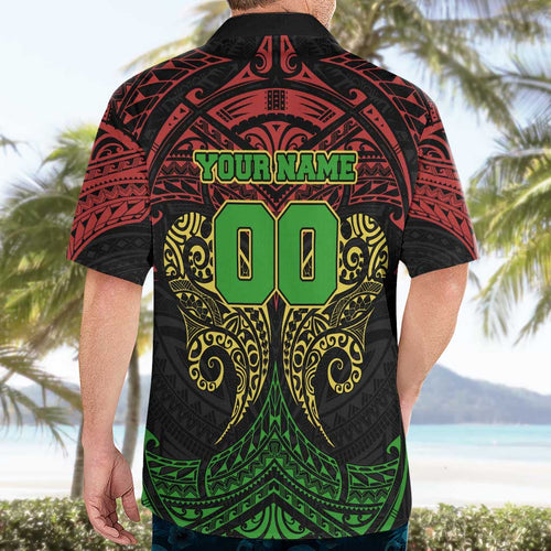 Personalized Penrith Panthers Hawaiian Shirt Polynesian Tribal Pattern Style