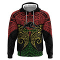 Personalized Penrith Panthers Hoodie Polynesian Tribal Pattern Style