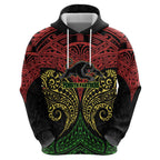 Personalized Penrith Panthers Hoodie Polynesian Tribal Pattern Style