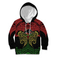Personalized Penrith Panthers Kid Hoodie Polynesian Tribal Pattern Style