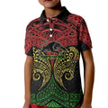Personalized Penrith Panthers Kid Polo Shirt Polynesian Tribal Pattern Style