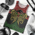 Personalized Penrith Panthers Men Tank Top Polynesian Tribal Pattern Style