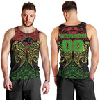 Personalized Penrith Panthers Men Tank Top Polynesian Tribal Pattern Style