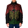 Personalized Penrith Panthers Padded Jacket Polynesian Tribal Pattern Style