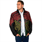 Personalized Penrith Panthers Padded Jacket Polynesian Tribal Pattern Style