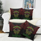 Personalized Penrith Panthers Pillow Cover Polynesian Tribal Pattern Style