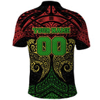 Personalized Penrith Panthers Polo Shirt Polynesian Tribal Pattern Style