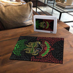 Personalized Penrith Panthers Puzzle Polynesian Tribal Pattern Style