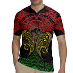 Personalized Penrith Panthers Rugby Jersey Polynesian Tribal Pattern Style