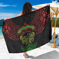 Personalized Penrith Panthers Sarong Polynesian Tribal Pattern Style