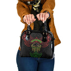 Personalized Penrith Panthers Shoulder Handbag Polynesian Tribal Pattern Style