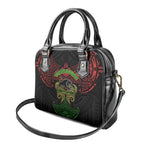 Personalized Penrith Panthers Shoulder Handbag Polynesian Tribal Pattern Style
