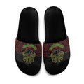 Personalized Penrith Panthers Slide Sandals Polynesian Tribal Pattern Style
