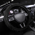 Penrith Panthers Steering Wheel Cover Polynesian Tribal Pattern Style