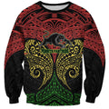 Personalized Penrith Panthers Sweatshirt Polynesian Tribal Pattern Style