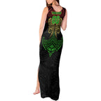 Personalized Penrith Panthers Tank Maxi Dress Polynesian Tribal Pattern Style
