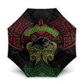 Personalized Penrith Panthers Umbrella Polynesian Tribal Pattern Style