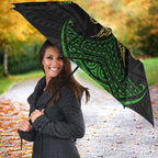 Personalized Penrith Panthers Umbrella Polynesian Tribal Pattern Style