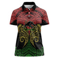 Personalized Penrith Panthers Women Polo Shirt Polynesian Tribal Pattern Style