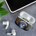 Personalized Parramatta Eels AirPods Case Polynesian Tribal Pattern Style