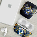Personalized Parramatta Eels AirPods Case Polynesian Tribal Pattern Style