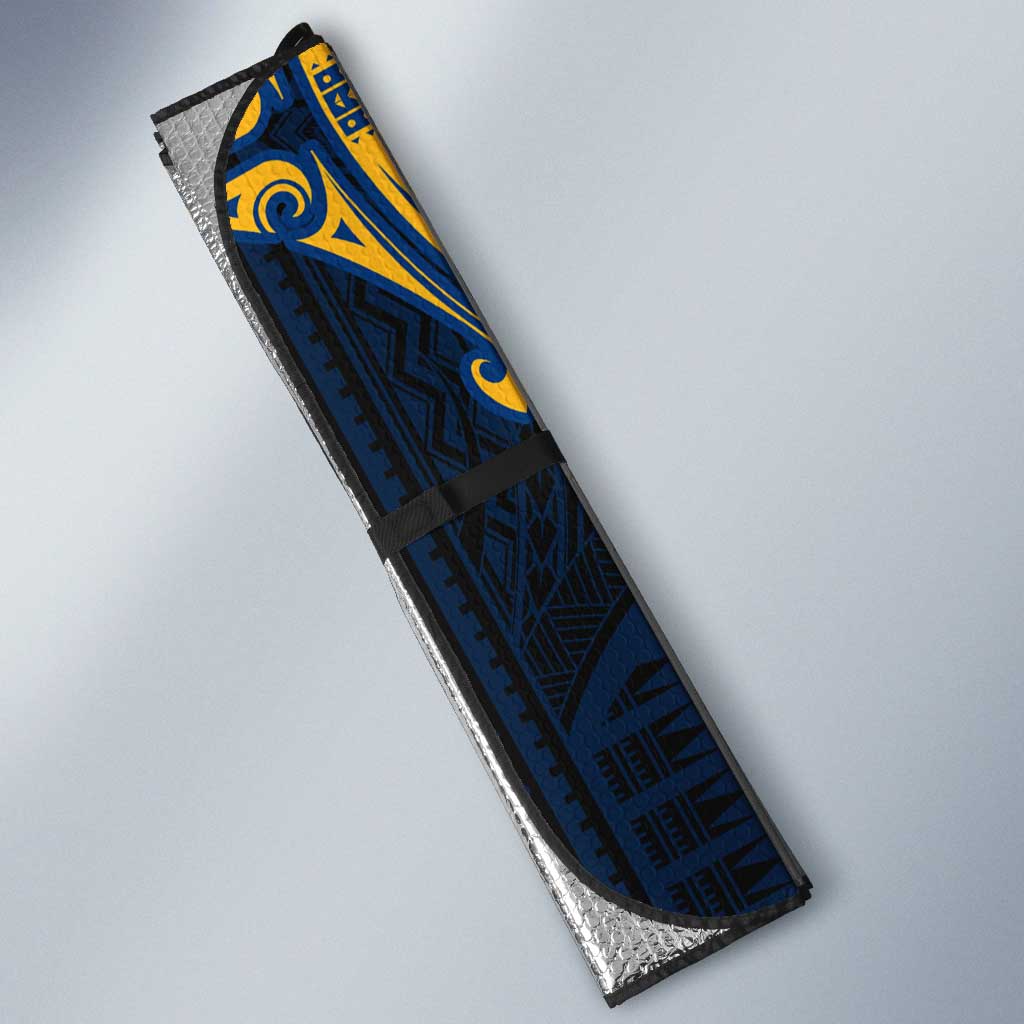 Personalized Parramatta Eels Auto Sun Shade Polynesian Tribal Pattern Style
