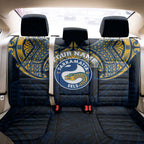 Personalized Parramatta Eels Back Car Seat Cover Polynesian Tribal Pattern Style
