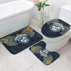 Personalized Parramatta Eels Bathroom Set Polynesian Tribal Pattern Style
