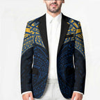 Personalized Parramatta Eels Blazer Polynesian Tribal Pattern Style
