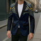 Personalized Parramatta Eels Blazer Polynesian Tribal Pattern Style